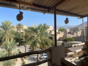 Anique Inn Nizwa view from breakfast area