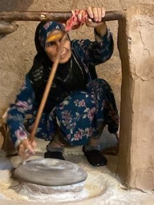 flour grinding at Bait Al Safa, Al Hamra, Oman