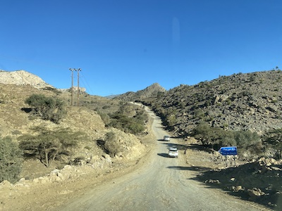 jebel shams road Oman