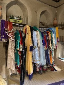 Omani clothes, Bait Al Safa, Al Hamra, Oman