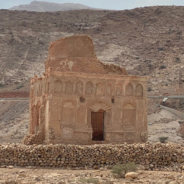 see Bibi Maryam Mausoleum ancient city of qalhat oman