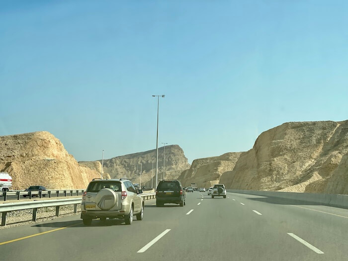 bateena expressway into muscat