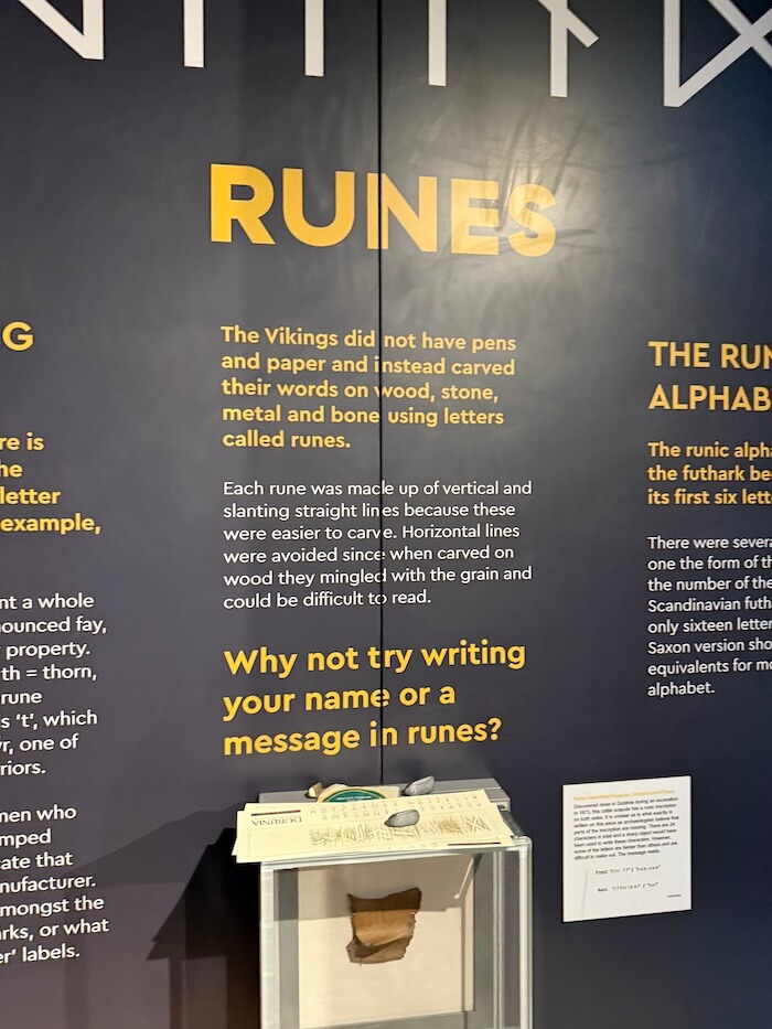 Explains how Vikings used runes to carve messages, showcasing the simplicity and functionality of the runic alphabet.